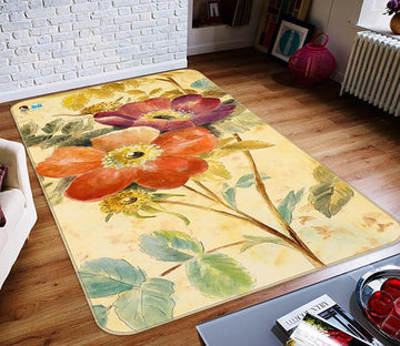 3D Oil Painting Flowers 153 Non Slip Rug Mat Mat AJ Creativity Home 