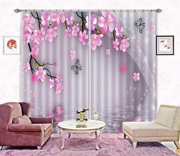 3D Flowers Branch 278 Curtains Drapes Wallpaper AJ Wallpaper 
