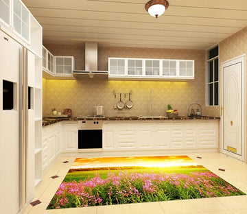 3D Grassland Flowers 512 Kitchen Mat Floor Mural Wallpaper AJ Wallpaper 