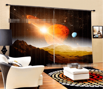 3D Planets Scenery 2008 Curtains Drapes Wallpaper AJ Wallpaper 