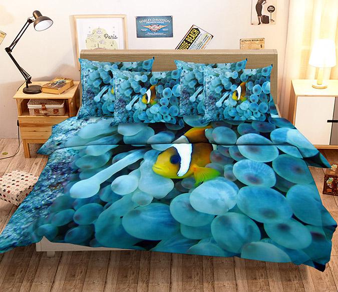 3D Seabed Hidden Fish 127 Bed Pillowcases Quilt Wallpaper AJ Wallpaper 