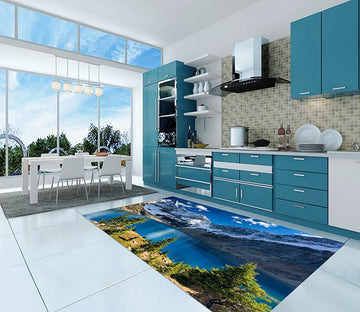 3D Peaceful Lake 624 Kitchen Mat Floor Mural Wallpaper AJ Wallpaper 