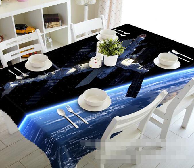 3D Sea Satellite 1107 Tablecloths Wallpaper AJ Wallpaper 