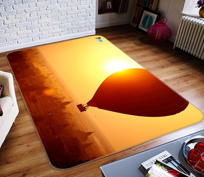 3D Hot Air Balloon Scenery 184 Non Slip Rug Mat Mat AJ Creativity Home 