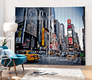 3D City Street 1366 Curtains Drapes Wallpaper AJ Wallpaper 