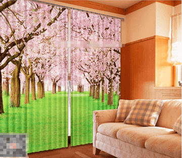 3D Grassland Flowers Trees 1098 Curtains Drapes Wallpaper AJ Wallpaper 