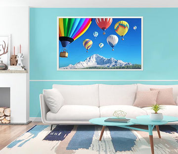 3D Hot Air Balloon 183 Fake Framed Print Painting Wallpaper AJ Creativity Home 