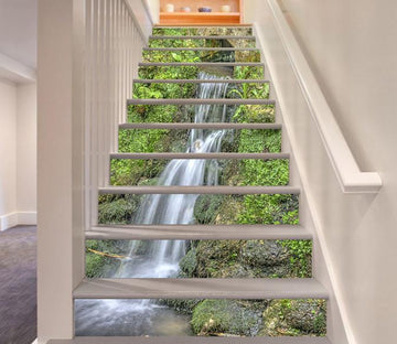 3D Falling River 493 Stair Risers Wallpaper AJ Wallpaper 