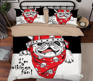 3D Hat Dog Head 011 Bed Pillowcases Quilt Wallpaper AJ Wallpaper 