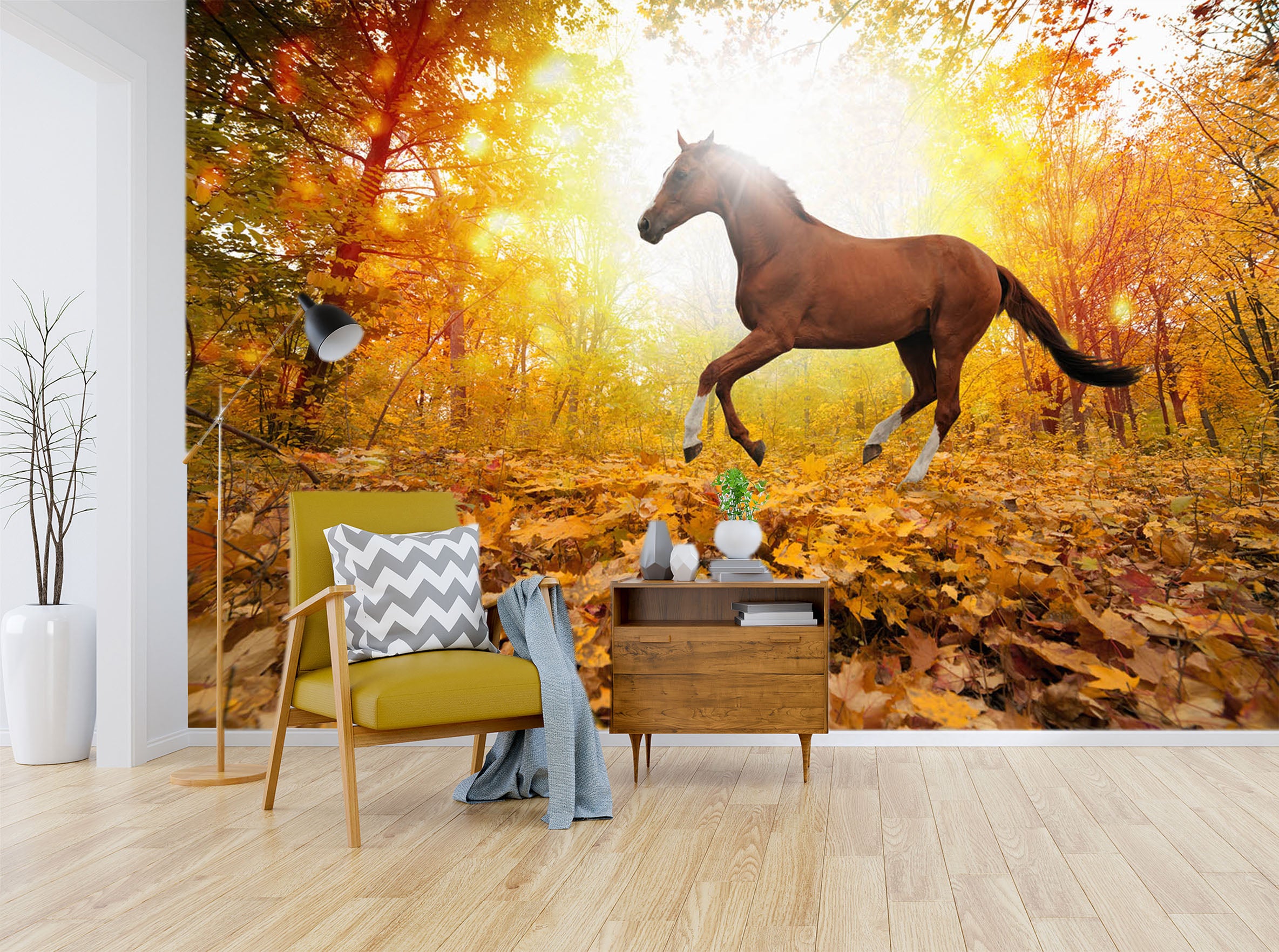 3D Maple Horse 190 Wall Murals