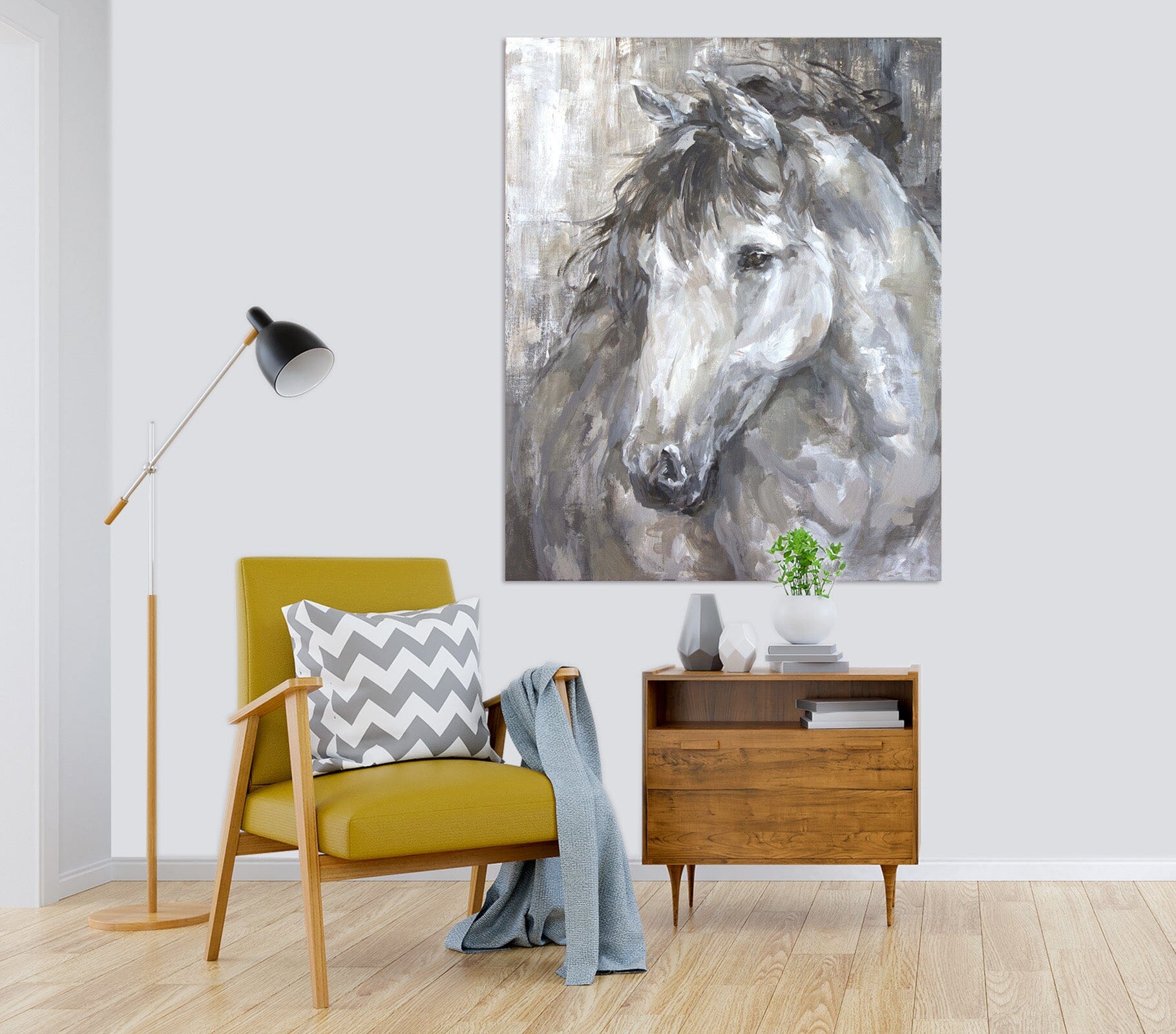 3D Painted Horse 017 Debi Coules Wall Sticker Wallpaper AJ Wallpaper 2 