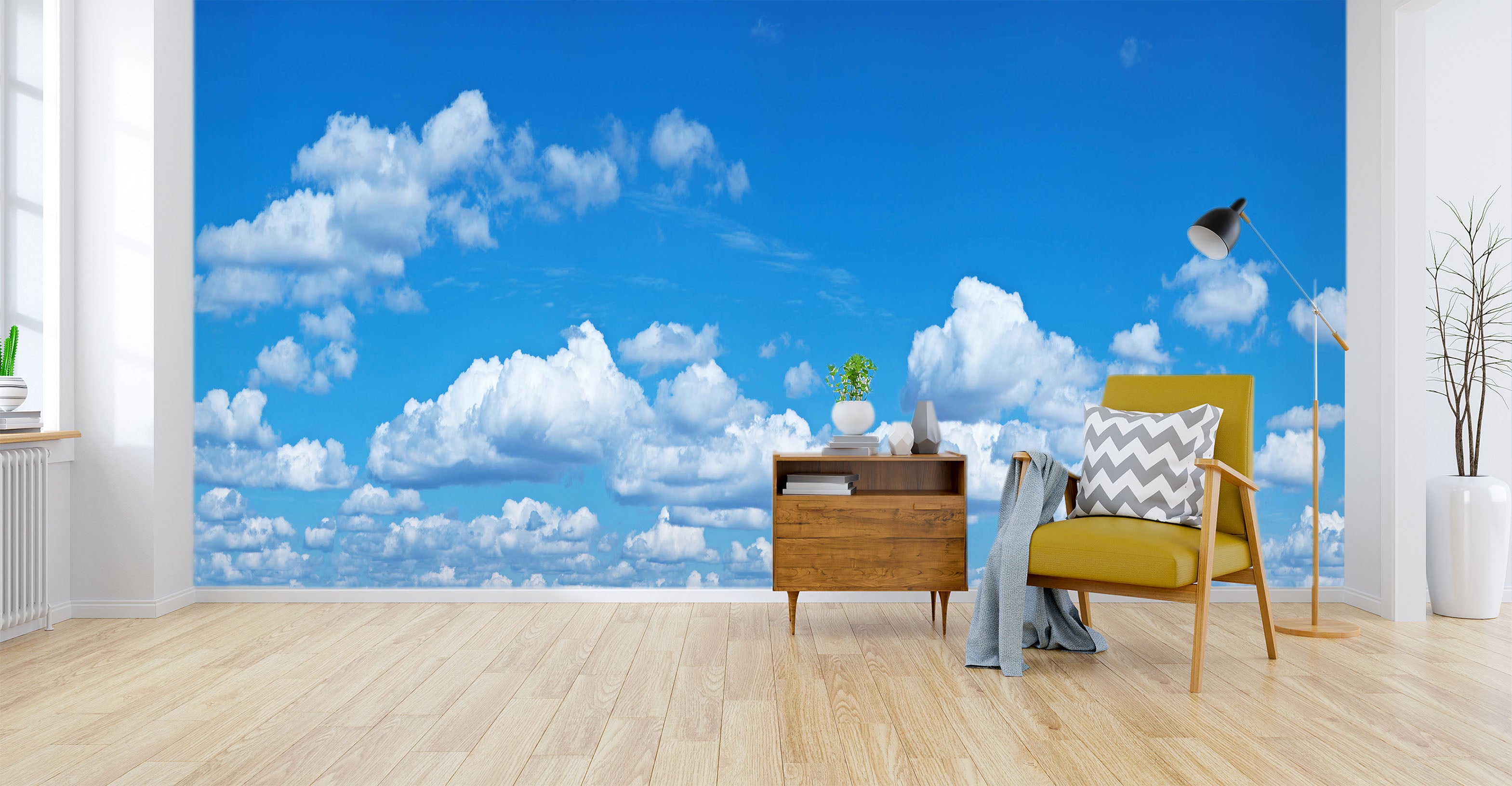 3D White Cloud 1103 Wall Murals