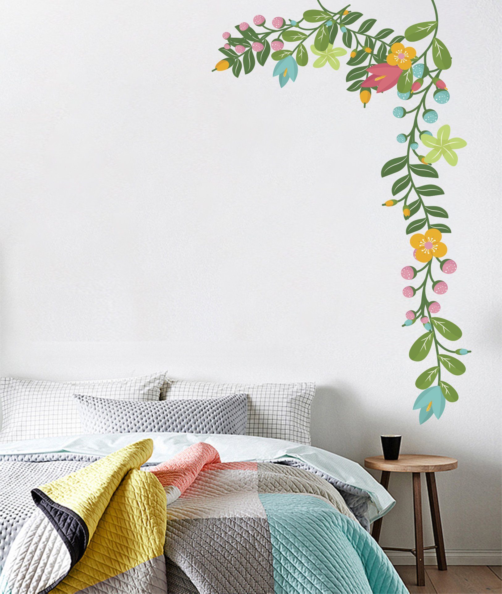 3D Colored Vine 210 Wall Stickers Wallpaper AJ Wallpaper 