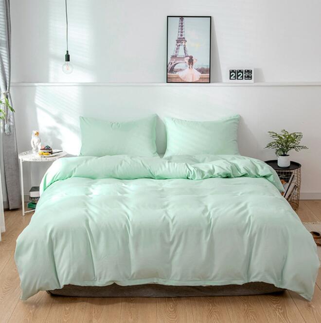 3D Light Green 8157 Bed Pillowcases Quilt
