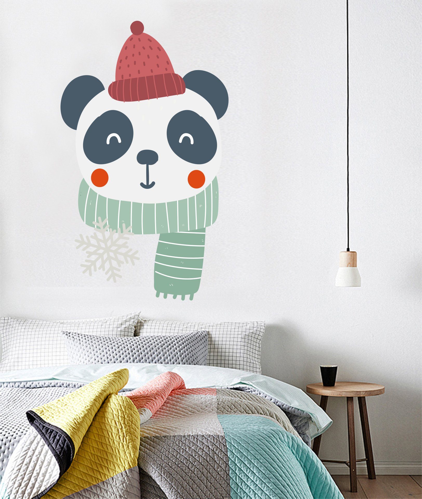 3D Cartoon Panda 115 Wall Stickers Wallpaper AJ Wallpaper 