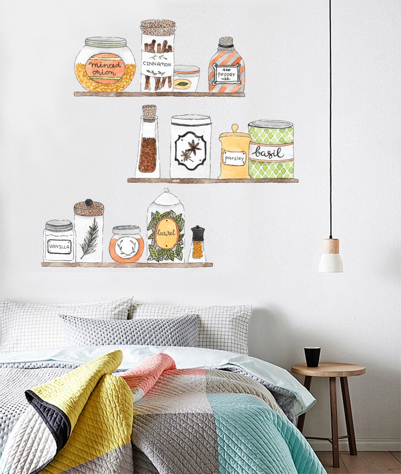 3D Condiment Kitchen 269 Wall Stickers Wallpaper AJ Wallpaper 