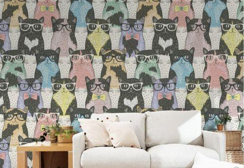 Bespectacled Cat Wallpaper AJ Wallpaper 2 