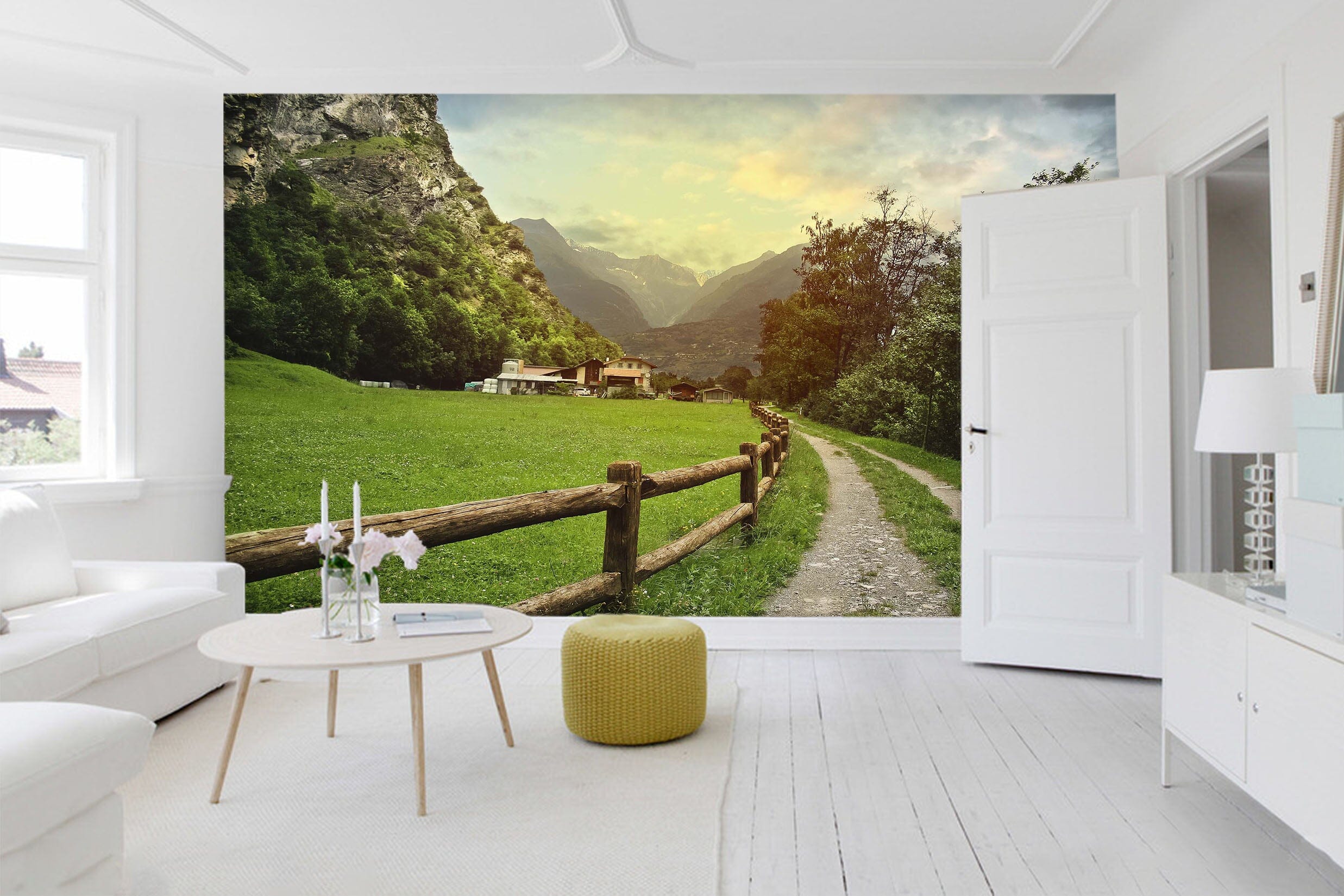 3D Mountain Road 15 Wall Murals Wallpaper AJ Wallpaper 2 