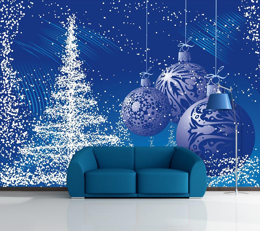 3D Shape Christmas 093 Wallpaper AJ Wallpaper 