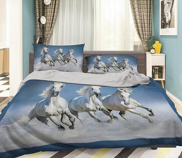 3D Fast Horse 131 Bed Pillowcases Quilt Wallpaper AJ Wallpaper 