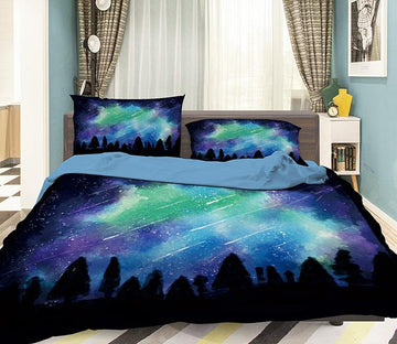 3D Meteor Wishing 099 Bed Pillowcases Quilt Wallpaper AJ Wallpaper 