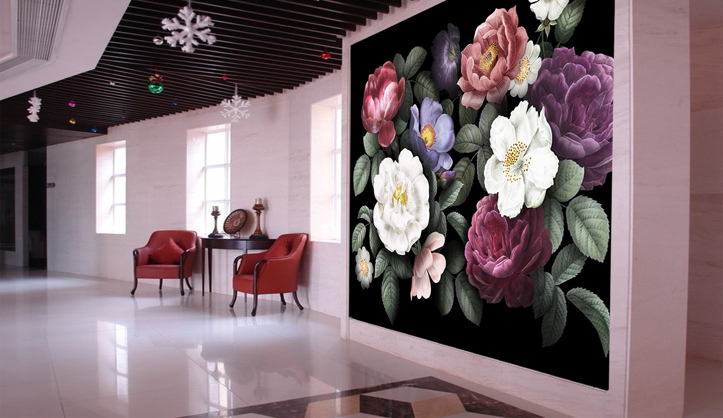 3D Colored Flower 117 Wall Murals Wallpaper AJ Wallpaper 2 