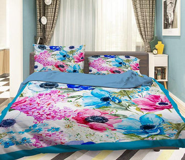 3D Bright Flowers 106 Bed Pillowcases Quilt Wallpaper AJ Wallpaper 