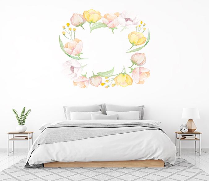 3D Ink Painting Bud 161 Wall Stickers Wallpaper AJ Wallpaper 