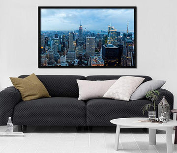 3D High-Rise City 127 Fake Framed Print Painting Wallpaper AJ Creativity Home 