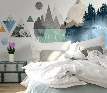 3D Painting Triangle Pattern 223 Wallpaper AJ Wallpaper 2 