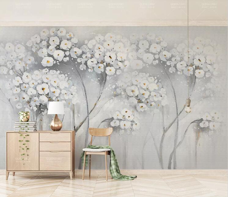 3D Flower Sea 1234 Wall Murals Wallpaper AJ Wallpaper 2 