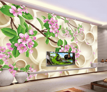 3D Leaf Flower 171 Wallpaper AJ Wallpaper 