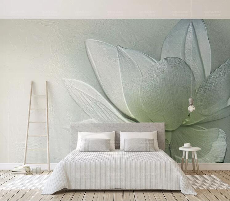 3D Carving Petals WC249 Wall Murals