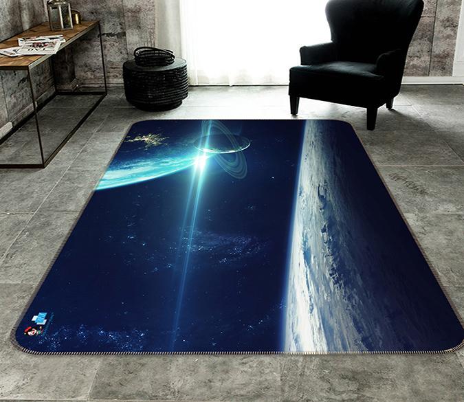 3D Earth Planet 217 Non Slip Rug Mat Mat AJ Creativity Home 