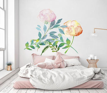 3D Gouache Rhizome Flower 277 Wall Stickers Wallpaper AJ Wallpaper 