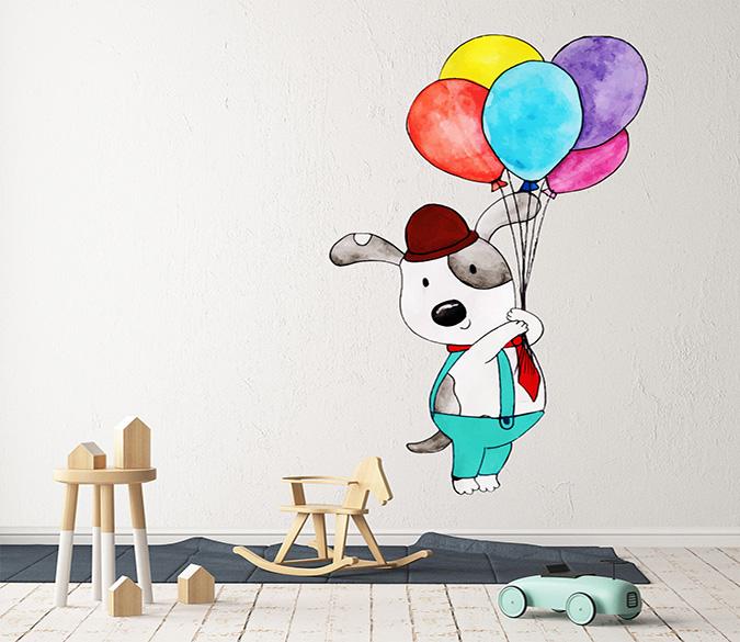 3D Dog Balloon 122 Wall Stickers Wallpaper AJ Wallpaper 