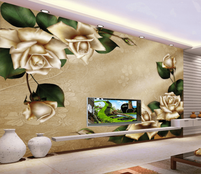 3D Blooming Flowers 212 Wallpaper AJ Wallpaper 