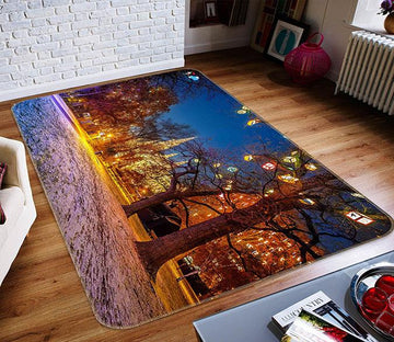 3D Tree Light 416 Non Slip Rug Mat Mat AJ Creativity Home 