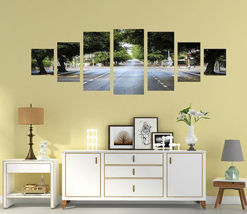 3D Highway Tree 134 Unframed Print Wallpaper Wallpaper AJ Wallpaper 