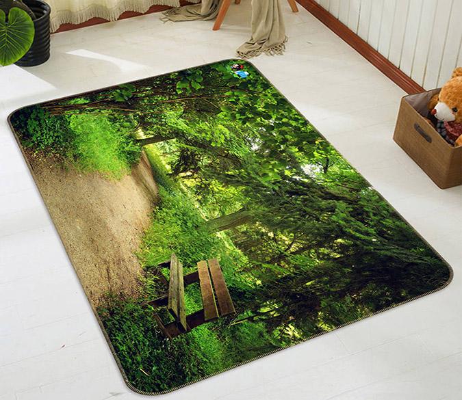 3D Woods Mud Road 521 Non Slip Rug Mat Mat AJ Creativity Home 