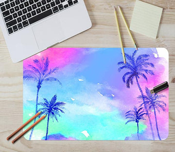 3D Coconut Sunset 077 Desk Mat Mat AJ Creativity Home 