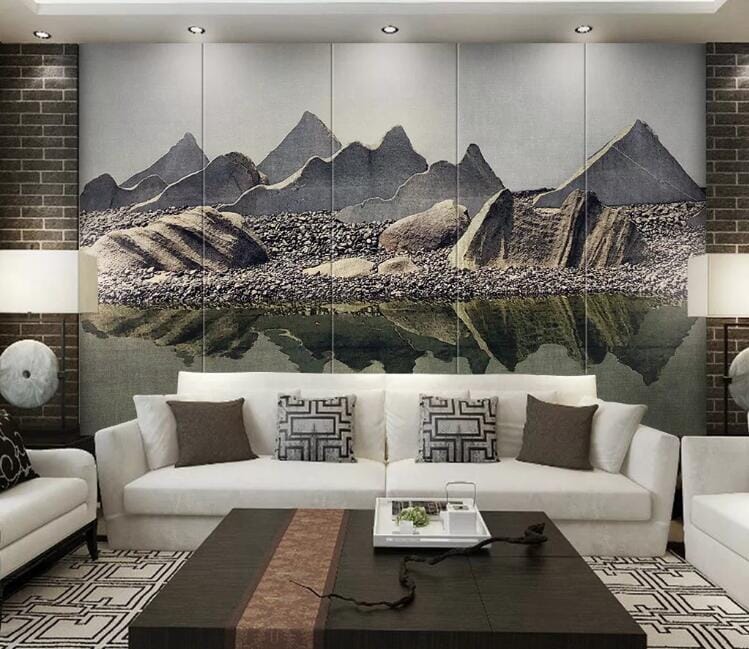 3D Valley River WC210 Wall Murals Wallpaper AJ Wallpaper 2 