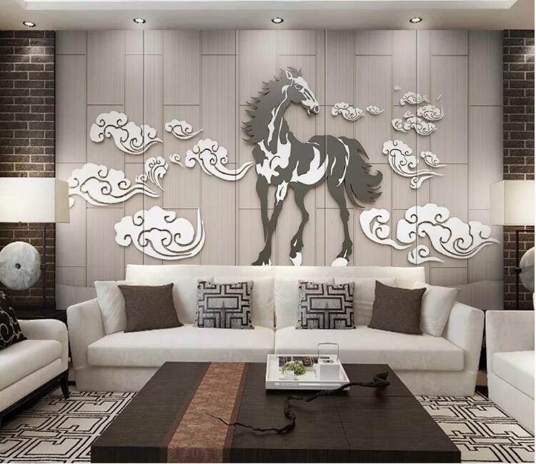 3D Dark Horse WC179 Wall Murals Wallpaper AJ Wallpaper 2 