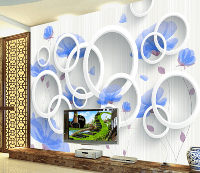 3D Flowers Fluttering 131 Wallpaper AJ Wallpaper 