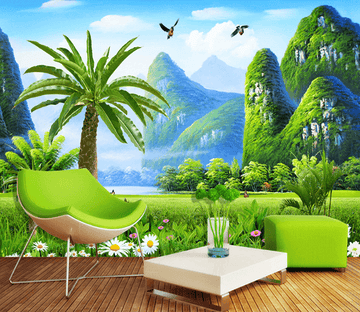 3D Lovely Mountain 543 Wallpaper AJ Wallpaper 