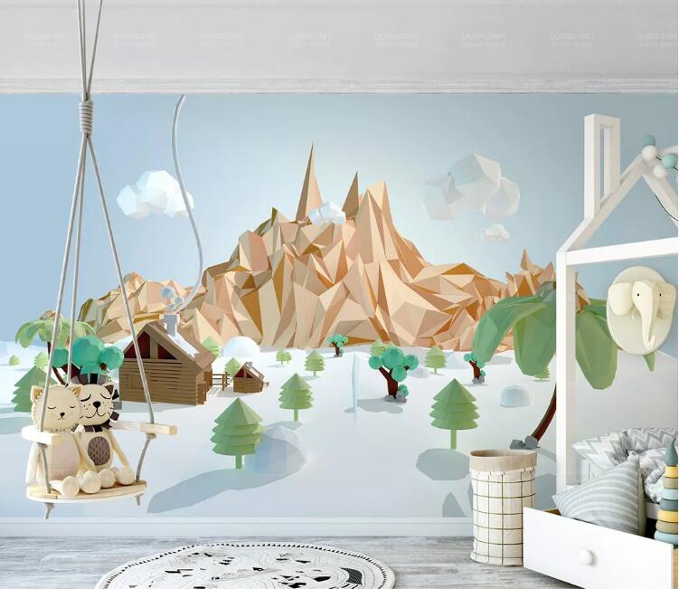 3D Lovely Valley WC260 Wall Murals