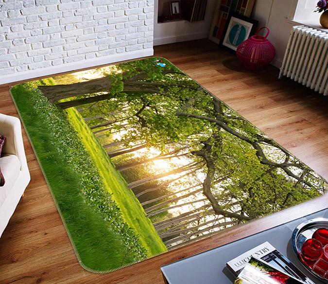 3D Big Tree Flower 413 Non Slip Rug Mat Mat AJ Creativity Home 