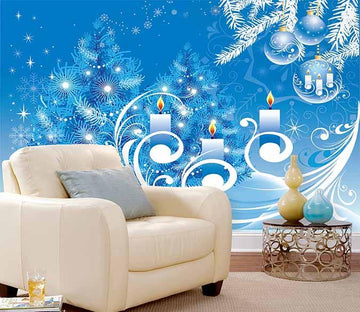 3D Christmas Candle Stars 167 Wallpaper AJ Wallpaper 