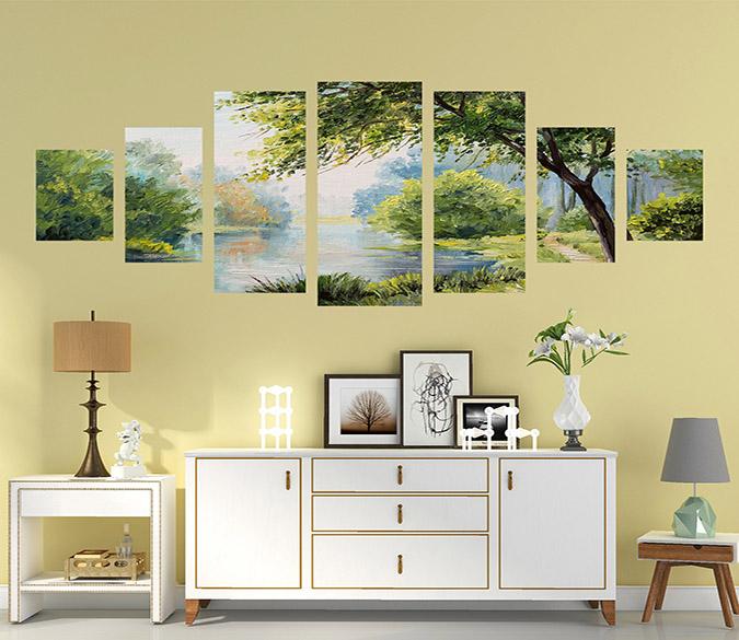 3D Oil Painting 176 Unframed Print Wallpaper Wallpaper AJ Wallpaper 