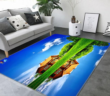 3D House Reflection 415 Non Slip Rug Mat Mat AJ Creativity Home 